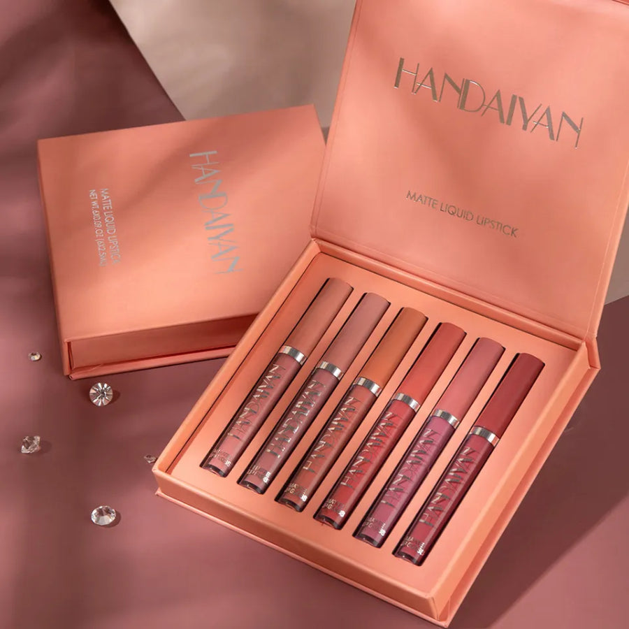 Labial Líquido Mate Premium - Handaiyan - ¡Paga 3 y Llévate 6!